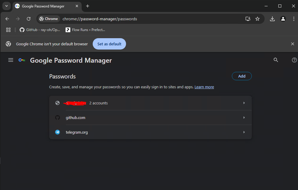 Google Password Manager