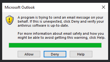 programatic access deny